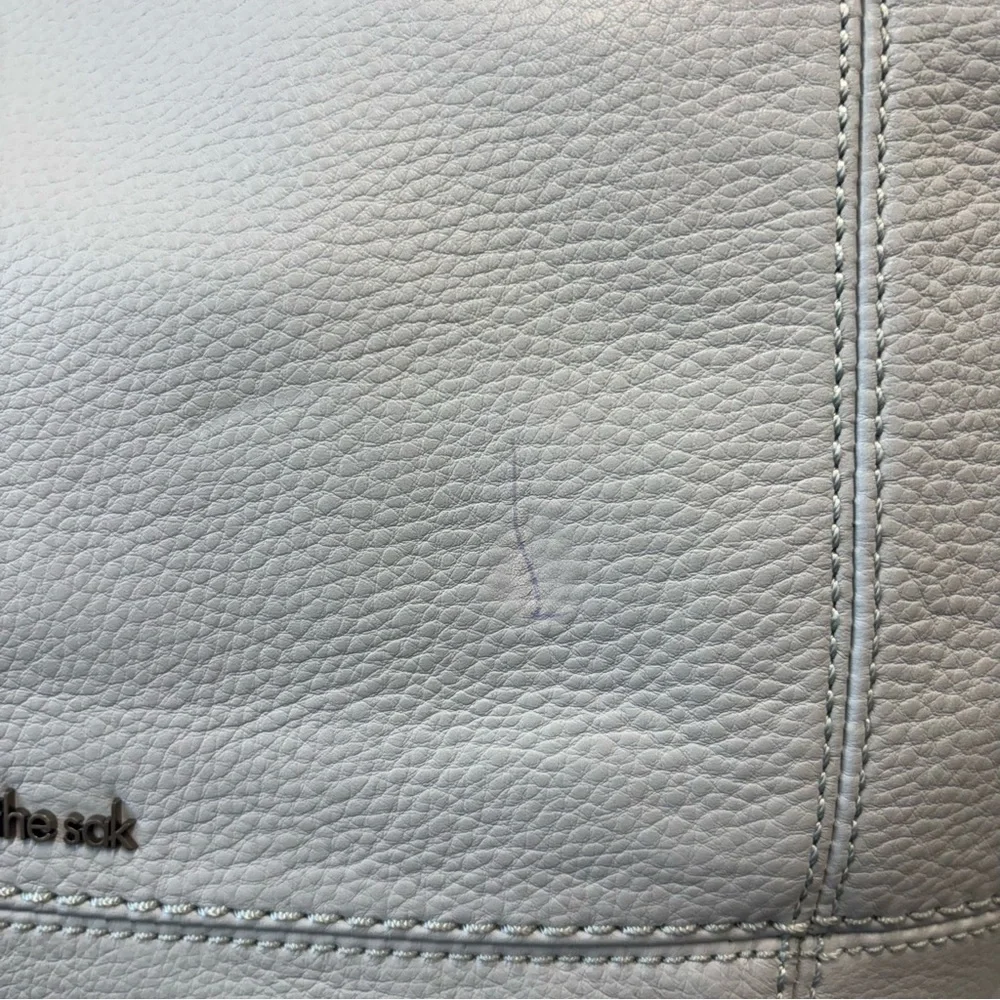 NWT The Sak Sequoia Leather hobo bag Purse (Flaw) Light Blue